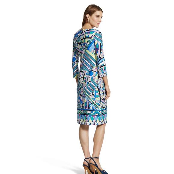 Chico’s Art Deco Ponte Dress 0.5 Small - Picture 2 of 7